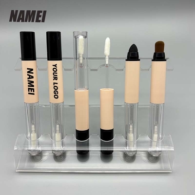 Harga yang bagus Kemasan Lipgloss Kontainer Lipstick Kosong Tabung Lipgloss Plastik dengan Sikat Bibir on line