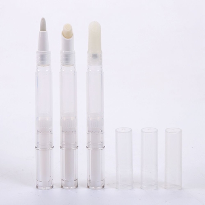 Harga yang bagus Pen minyak kuku kosong dengan sikat dasar cair botol isi ulang 2ml 4ml tabung pena nutrisi folikel rambut on line