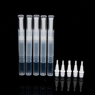 Harga yang bagus Kosong 2ml 4ml Lip Gloss Tube Container Cuticle Oil Nail Polish makeup Aksesoris Twist Pen dengan Sikat on line