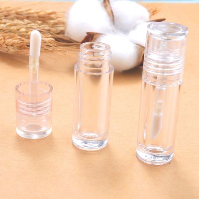 Harga yang bagus Tabung lip gloss solid berkualitas tinggi dengan logo wadah lip gloss kosong silinder wadah lip gloss lucu on line