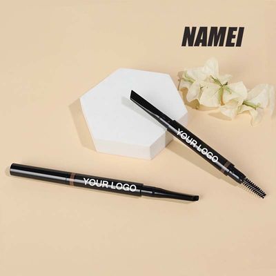 Harga yang bagus ABS Eyebrow Pencil Tube Cosmetic Packaging Round Eyebrow Pencil Empty Tube Fill Plastic Eyebrow Pencil Container on line