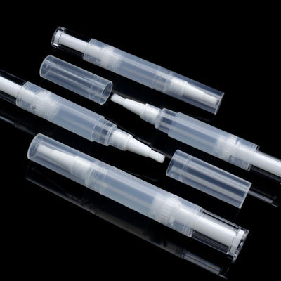 Harga yang bagus 2ml 4ml Makeup Accessories Tube Container Lip Gloss Cuticle Oil Nail Polish Empty Twist Pen With Brush Applicator on line