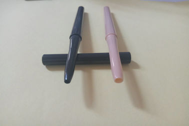 Harga yang bagus Black / Pink Lipstick Pencil Packaging Bentuk Cantik Bahan Plastik ABS on line