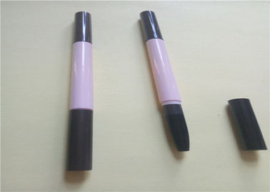 Harga yang bagus Double Head Permanent Makeup Lip Liner, Pink Empty Lipstick Tubes SGS on line