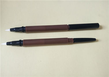 Harga yang bagus ABS Taupe Double Ended Eyeliner Kemasan Logo Pencetakan 143.8mm Panjang on line