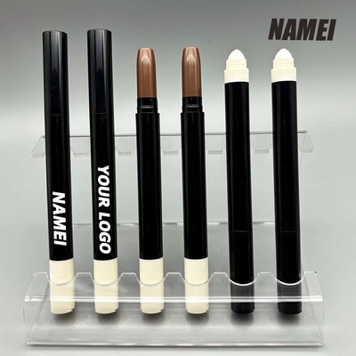 Harga yang bagus Kemasan Kosmetik Baru 4g Putih Pink Chapstick Lipstick Pen Plastik Tabung Dengan Chipper Dan Cotton Brush on line