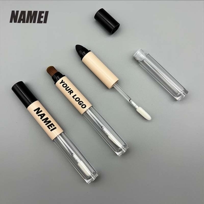 Harga yang bagus Pembungkusan tabung concealer dengan aplikasi sikat spons untuk lingkaran mata Container concealer wajah on line