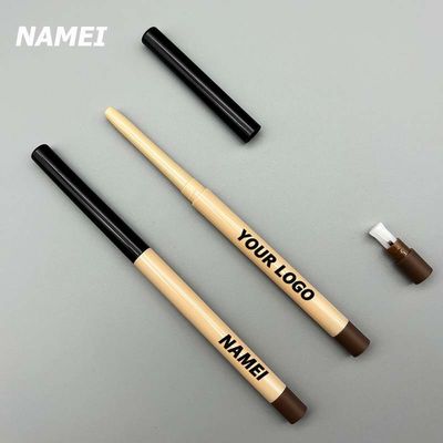 Sesuaikan Lip Liner Pencil eyebrow eyeliner tabung dengan sikat lip liner pensil wadah dengan chipper