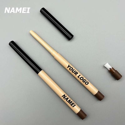 Harga yang bagus Sesuaikan Lip Liner Pencil eyebrow eyeliner tabung dengan sikat lip liner pensil wadah dengan chipper on line