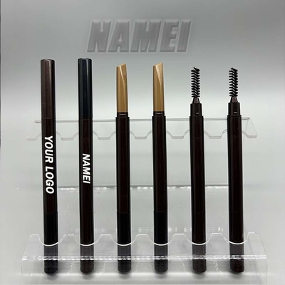 Harga yang bagus Label pribadi Universal Eyebrow Pen Portable Brow Makeup Pen Tube Double Ended Eyebrow Pencil Custom Eyebrow Pen Container on line