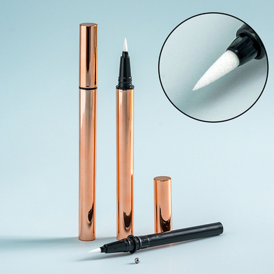 Harga yang bagus professional makeup tube eyeliner packaging kosong Rocking bead liquid gold eyeliner tube Custom eyeliner packaging pen on line